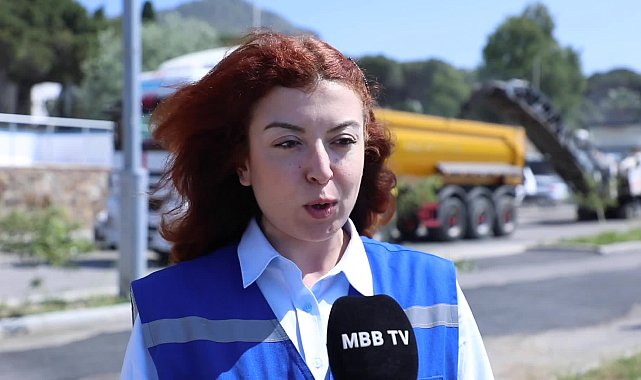 Muğla Büyükşehir Belediyesi'nin Bodrum Turgutreis’te başlattığı yol çalışması devam ediyor