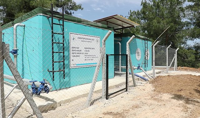 Muğla Büyükşehir Belediyesi, Ula'nın üç mahallesinde içme suyu depolarını yeniledi