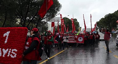 Muğla’da yağmurlu havada 1 Mayıs coşkusu