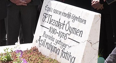 Öğretmen Hıfzırrahman Raşit Öymen mezarı başında anıldı... Altan Öymen: