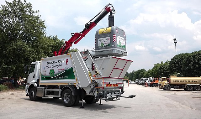 Osmangazi Belediyesi yerüstü çöp konteyner sistemine geçiyor