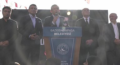 Özgür Özel Gaziosmanpaşa Belediyesi'nde... Özel: Belediyenin kasasından bir lira para çıktıysa bugün siyaseti bırakıyorum