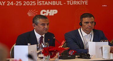 Özgür Özel, Sosyalist Enternasyonal Prezidyum üyeleri ile çalışma yemeğinde bir araya geldi
