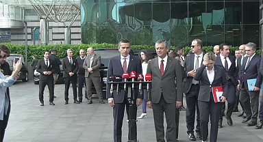 Özgür Özel, TİSK'i ziyaret etti... Özel:
