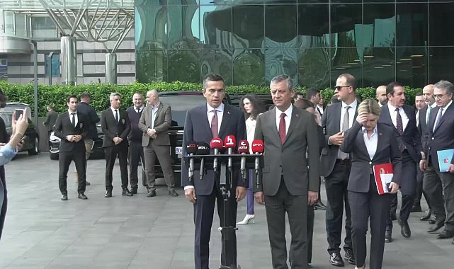 Özgür Özel, TİSK'i ziyaret etti... Özel: