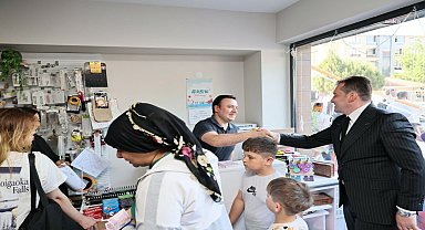 Silivri Belediye Başkanı Balcıoğlu, esnaf ziyaretlerini sürdürüyor