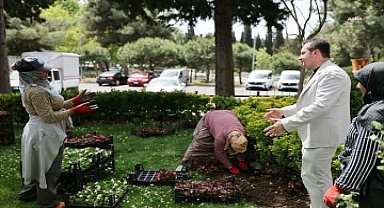 Silivri Belediye Başkanı Balcıoğlu, Park ve Bahçeler Müdürlüğü ekiplerini ziyaret etti