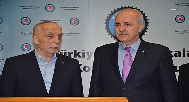 TBMM Başkanı Kurtulmuş'tan TÜRK-İŞ'e ziyaret