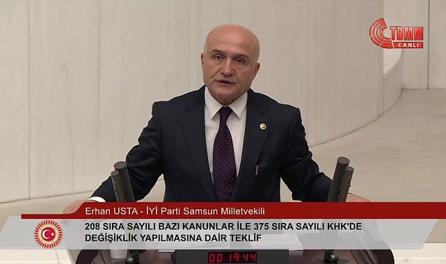 TBMM Genel Kurulu... İYİ Partili Usta'dan TRT'ye tarafsızlık eleştirisi: