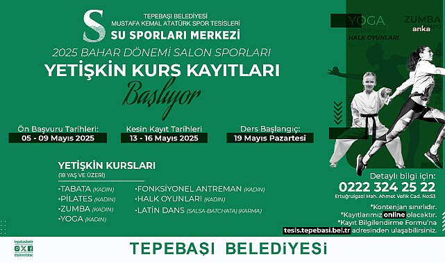 Tepebaşı’nda yetişkin kursları için kayıtlar başlıyor