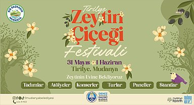 Tirilye’de Zeytin Çiçeği Festivali coşkusu