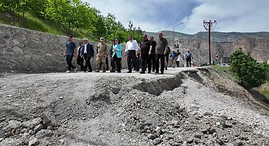 Tortum'daki heyelanın ardından teknik incelemeler tamamlandı, valilik öncülüğünde bazı kararlar alındı