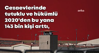 Türkiye'deki cezaevlerinde tutuklu ve hükümlü sayısı 2020'den bu yana 143 bin kişi arttı, gözler yeni infaz paketinde