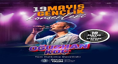 Uşak Belediyesi, 19 Mayıs Atatürk’ü Anma Gençlik ve Spor Bayramı'nı konserlerle kutlayacak