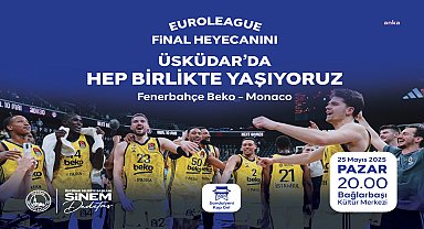  Üsküdar Belediyesi, Fenerbahçe Beko’nun EuroLeague final maçını dev ekranda yayınlayacak 