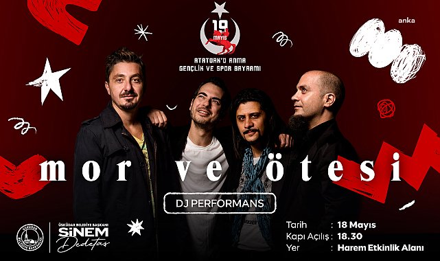 Üsküdar'da 19 Mayıs, Mor ve Ötesi konseri ile kutlanacak