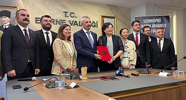 Uzunköprü'de üretim yapacak Çin firmasına arsa tahsisi