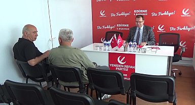 Yeniden Refah Partisi Edirne İl Başkanı Çalışkan: