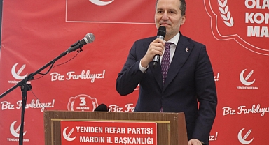 Yeniden Refah Partisi Genel Başkanı Fatih Erbakan: 