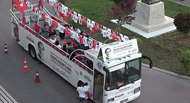Yenişehir'de 19 Mayıs coşkusuna motorlar da eşlik etti