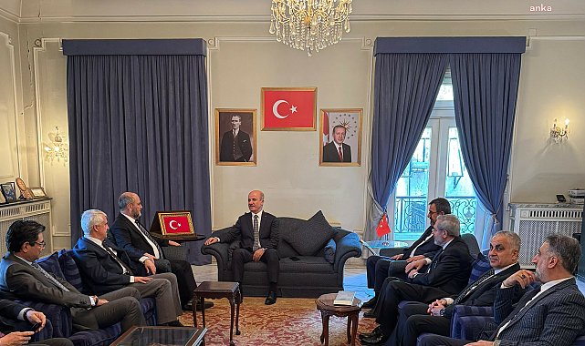 YÖK Başkanı Özvar, Şam Geçici Maslahatgüzarı Büyükelçi Burhan Köroğlu'nu ziyaret etti