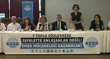 8’inci dönem toplu iş sözleşmesi…KESK : “Bu karanlık tablodan tek çıkış yolu, kamu emekçilerinin ve emeklilerinin ortak sorunları için bir araya gelmesinden geçiyor”