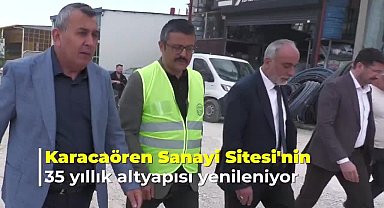 Ankara Büyükşehir Belediyesi, Karacaören Sanayi Sitesi’nin altyapısını yeniliyor