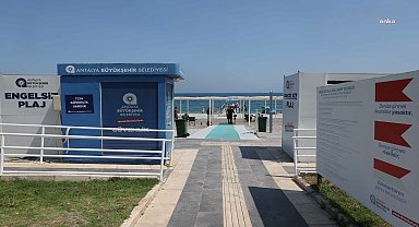 Antalya Büyükşehir Belediyesi Engelsiz Plajı sezona hazırlıyor