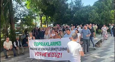 Artvin Hopa’da zeytinlik yasa teklifi protesto edildi