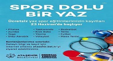 Ataşehirli çocuklar ve yetişkinler için Yaz Spor Okulları’na kayıtlar başlıyor
