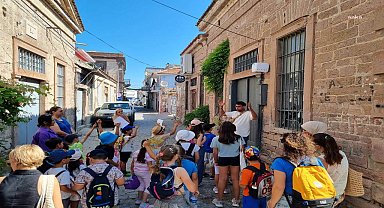 Ayvalık’ın kültürel mirası minik kaşiflerle buluştu