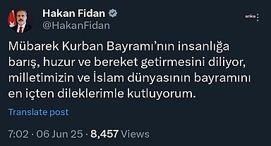 Bakan Fidan: