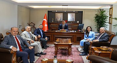 Beykoz Belediye Başkan Vekili Gürzel Kaymakam Ürkmezer’i makamında ziyaret etti
