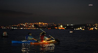 Beykoz’da Dolunay eşliğinde yoga ve kano etkinliği