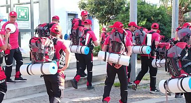 Bodrum Belediyesi Hafif Düzey Arama ve Kurtarma Ekibi, eğitimlerine devam ediyor 