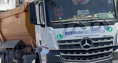 Bodrum Belediyesi, Küçükbük'te üstyapı çalışmalarını sürdürüyor