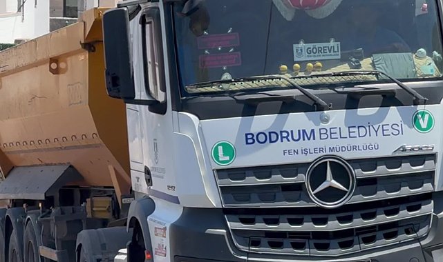 Bodrum Belediyesi, Küçükbük'te üstyapı çalışmalarını sürdürüyor