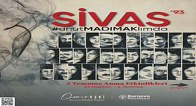 Bornova Belediyesi’nden Sivas Katliamı’nın 32. yılında anma etkinlikleri ve park açılışı
