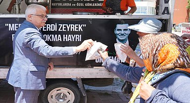 Burhaniye Belediyesi, Ferdi Zeyrek için lokma hayrı düzenledi