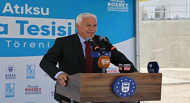 Bursa Büyükşehir Belediyesi, Keles Atıksu Arıtma Tesisi’ni hizmete açtı