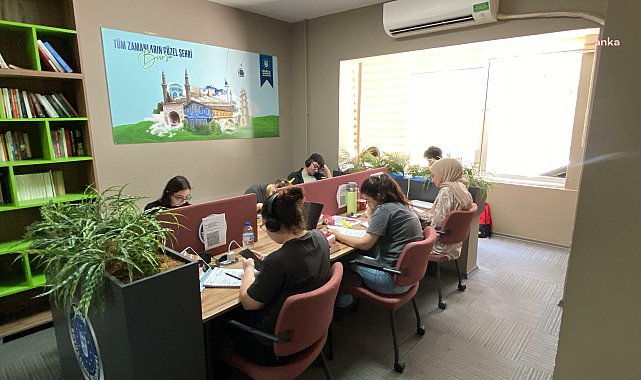 Bursa Büyükşehir Belediyesi'nin Gençlik Merkezleri, sınav haftasında 24 saat açık olacak