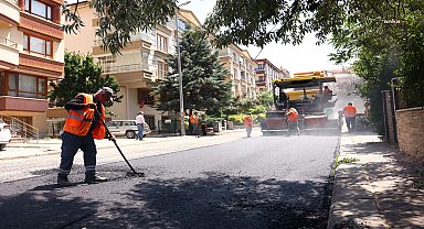 Çankaya’da asfalt seferberliği başladı: Hedef 100 bin ton