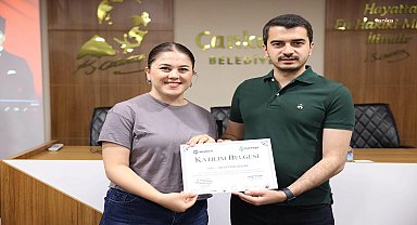 Çankaya'da genç baristalar sertifikalarını aldı