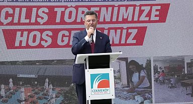 Çekmeköy'de bulunan Doğa Park'ın kafe alanı, 'Kadın Girişimci Merkezi ve Sosyal Tesise'ne dönüştürüldü