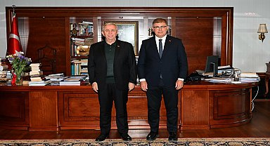 Cemil Tugay'dan Mansur Yavaş'a ziyaret