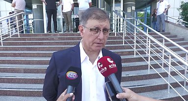 Cemil Tugay ve Mustafa Bozbey, Ferdi Zeyrek'in tedavisinin sürdüğü hastanede: