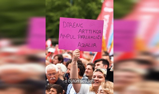 CHP'li Deniz Yücel: Adayımızı zindana kapatarak umudumuzu yok edeceklerini sandılar. Ama biz umudu ne duvarlara ne zincirlere sığdırırız