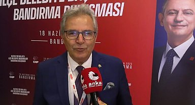 CHP'nin İlçe Belediye Başkanları Toplantısı... Bandırma Belediye Başkanı Mirza: ''Cumhurbaşkanı adayımız İmamoğlu müthiş bir baskı altında''