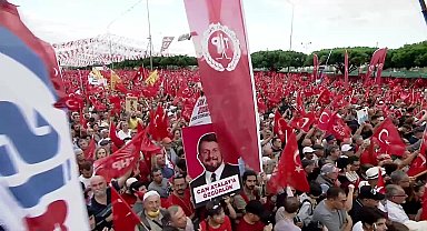 CHP'nin ''Millet İradesine Sahip Çıkıyor'' mitingi... Özgür Özel: “Orada burada da ahtapot arama, ahtapot Saray'da” 