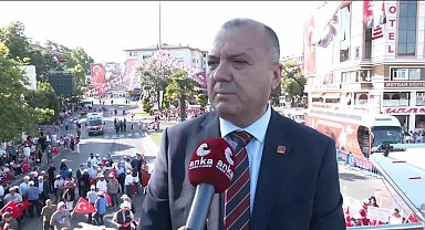 CHP'nin ''Millet İradesine Sahip Çıkıyor'' mitingi Tekirdağ'da... CHP'li Aygun: 'Bugün bu alan hınca hınç dolacak''